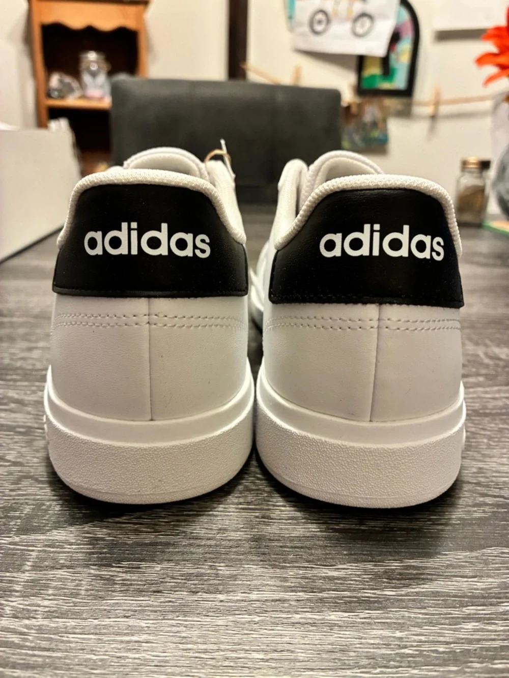 adidas White Black Women's Sneakers